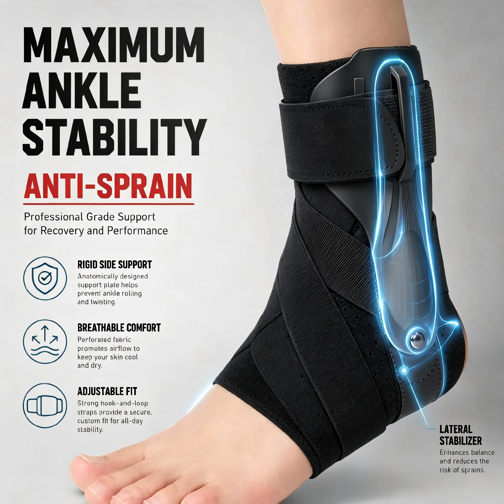 1/2PCS Ankle Brace for Spraine - Ankle Mobility Band ulasan dan harga