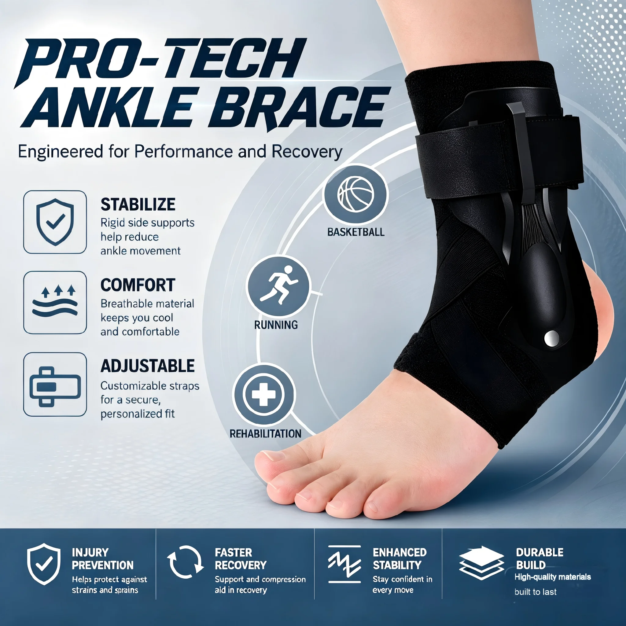 1/2PCS Ankle Brace for Spraine - Ankle Mobility Band ulasan dan harga
