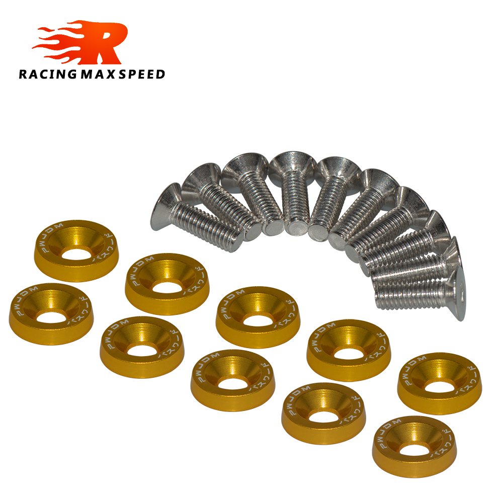 10PCS M6 JDM Car Modified Hex  - Bumper Plate 10Kg ulasan dan harga