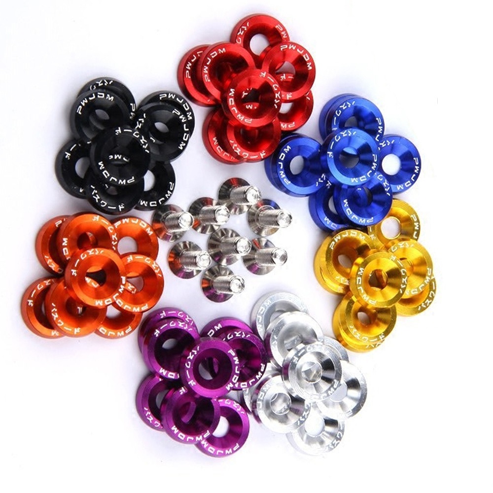 10PCS M6 JDM Car Modified Hex  - Bumper Plate 10Kg ulasan dan harga