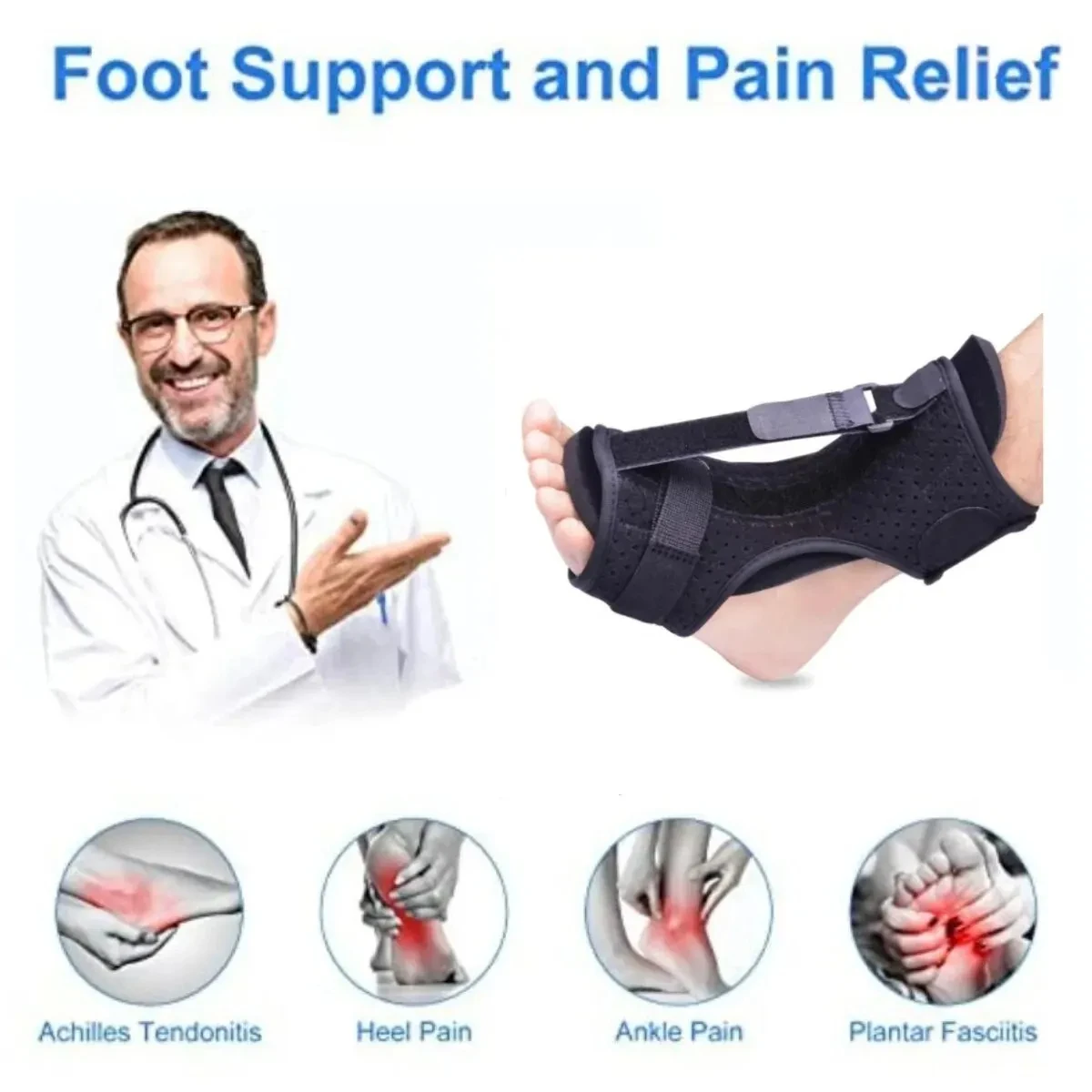 1PC Plantar Fasciitis Night Sp - Ankle Mobility Band ulasan dan harga