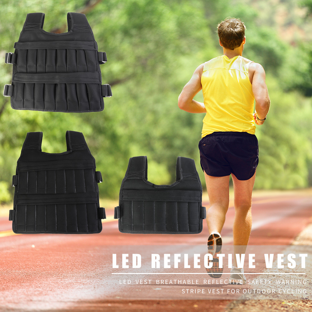 3/15/35kg Workout Weight Jacke - Crossfit Weight Vest ulasan dan harga