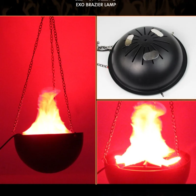 3D Fake Flame Lamp Simulation  - Head Racket Boom ulasan dan harga