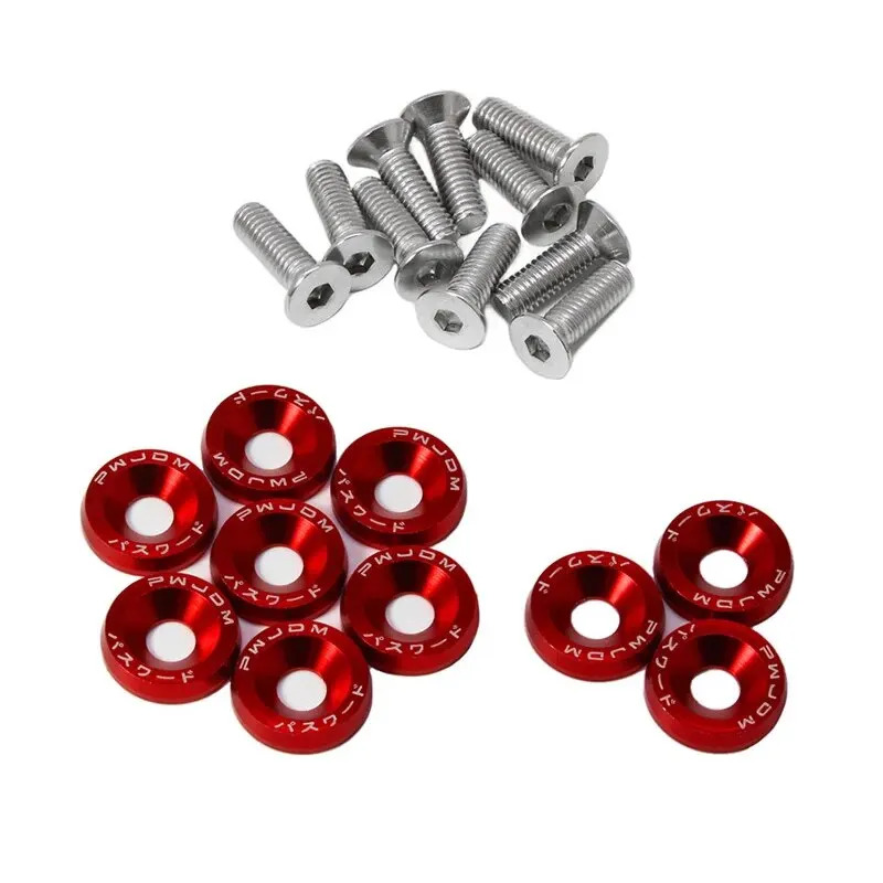 10 PCS M6 Car Fasteners Fender - Bumper Plate 10Kg ulasan dan harga