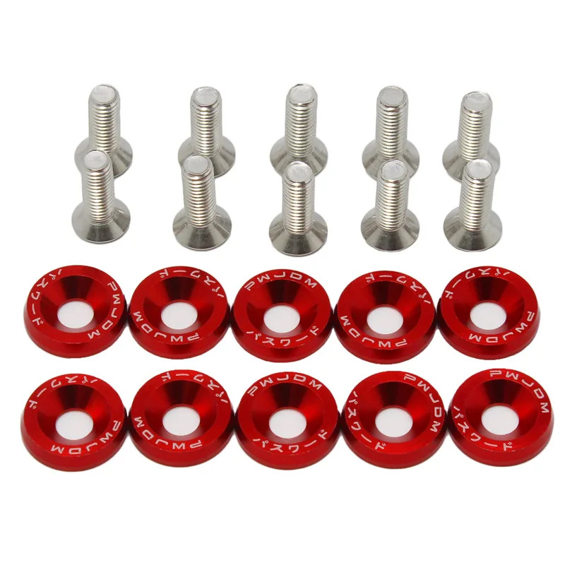 10 PCS M6 Car Fasteners Fender - Bumper Plate 10Kg ulasan dan harga