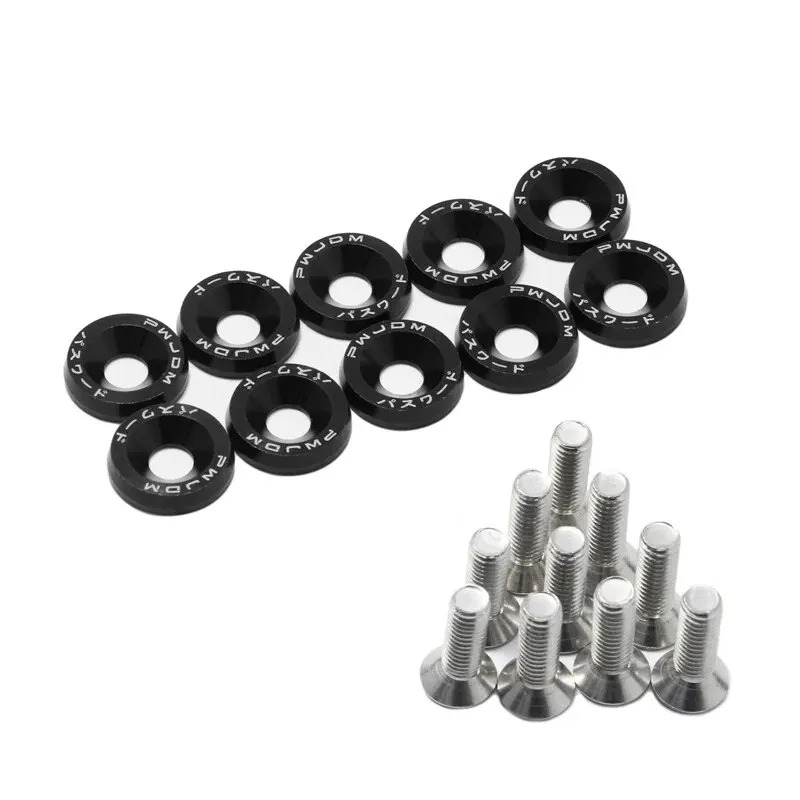 10 PCS M6 Car Fasteners Fender - Bumper Plate 10Kg ulasan dan harga