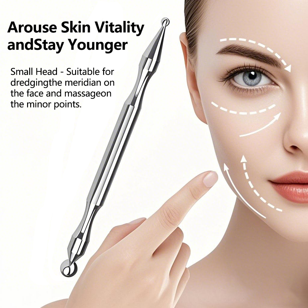 Acupuncture Pen Stainless Stee - Head Racket Boom ulasan dan harga