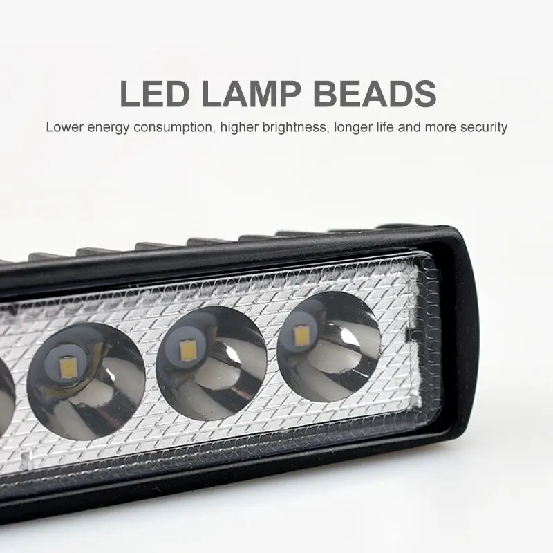 LED Work Light Strip Shape Lig - Head Racket Boom ulasan dan harga