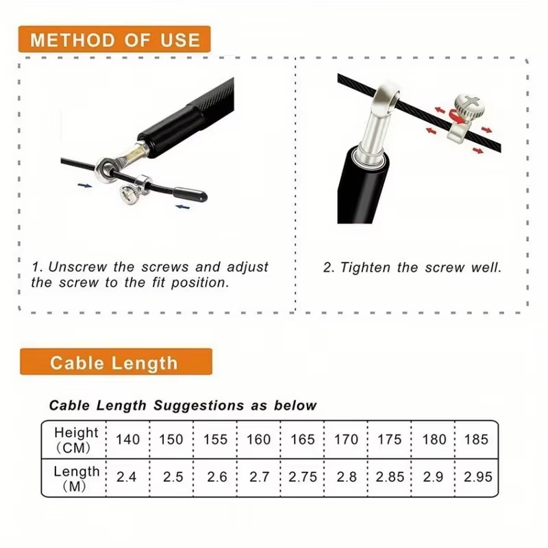 Steel Wire Skipping Rope Fitne - Skipping Rope Pvc ulasan dan harga